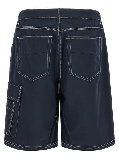 Fendi Bermuda Cargo Canvas Shorts