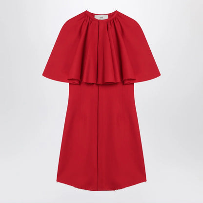 Ami Paris Mini red wool dress