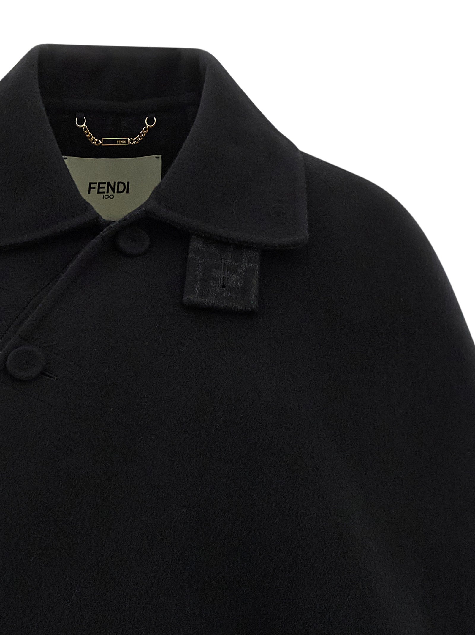 Fendi Double Wool Cape