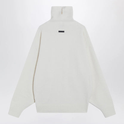 Fear of God White turtleneck sweater in wool