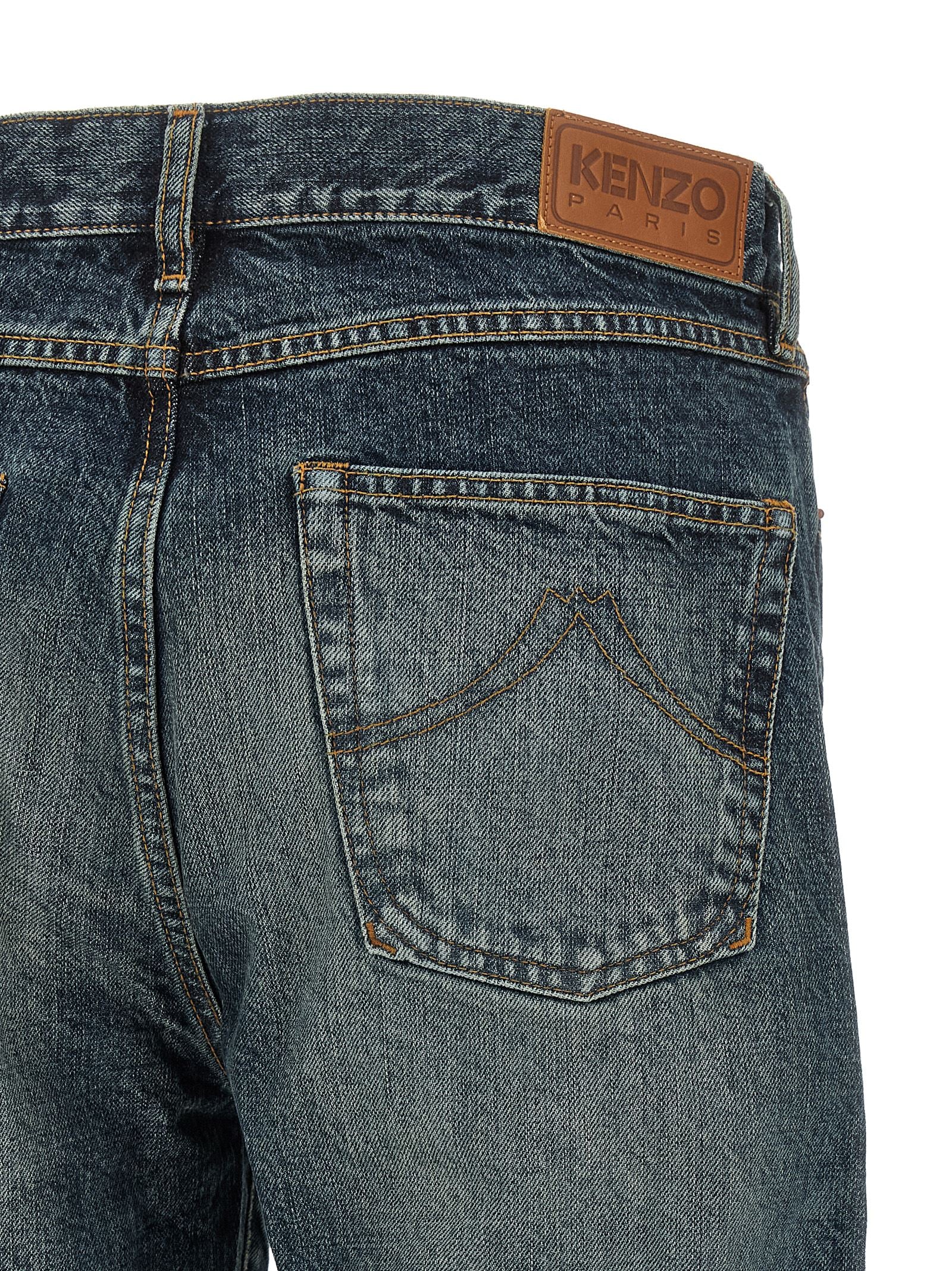 Kenzo Boke Flower Button Jeans