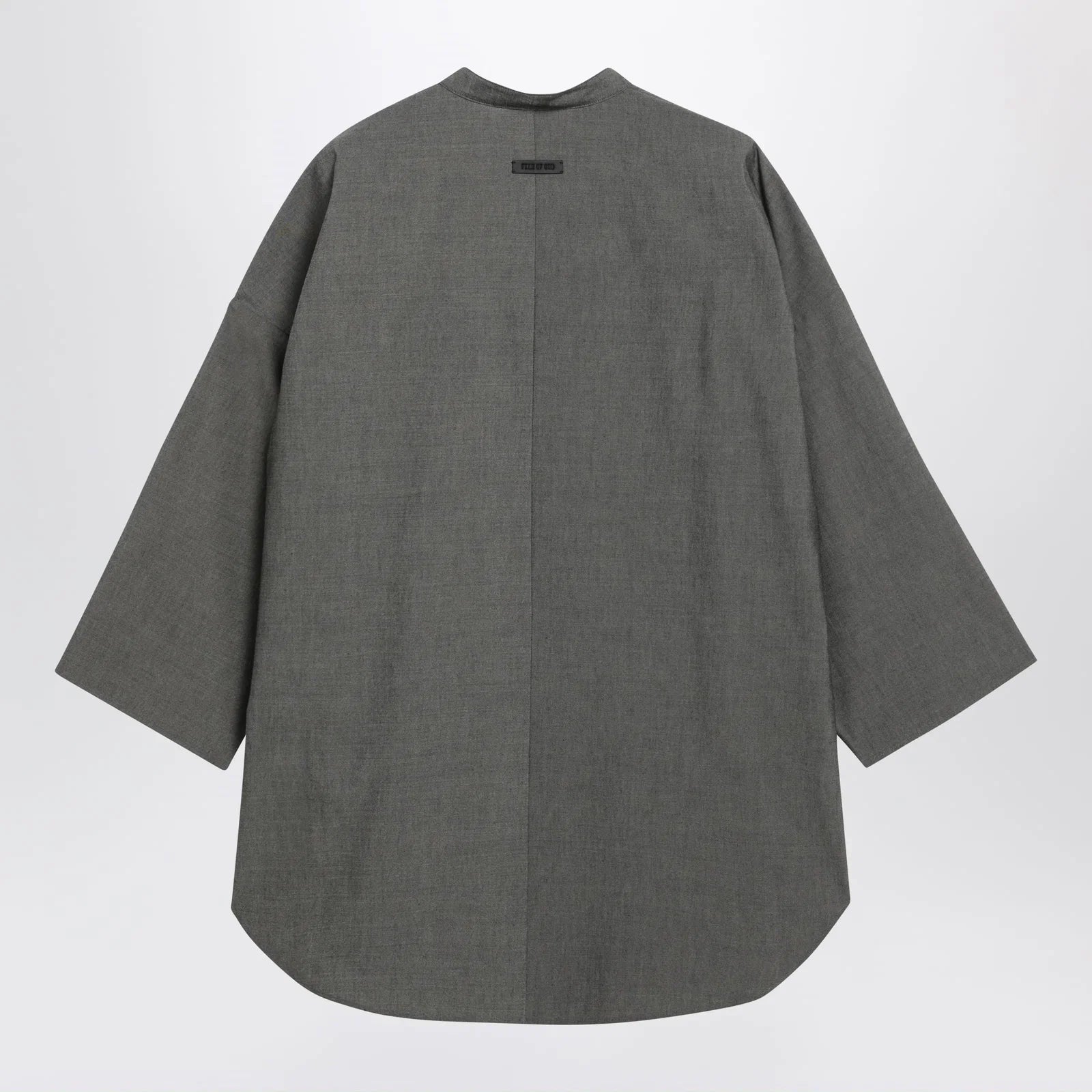 Fear of God Relaxed Mandarin shirt in wool blend