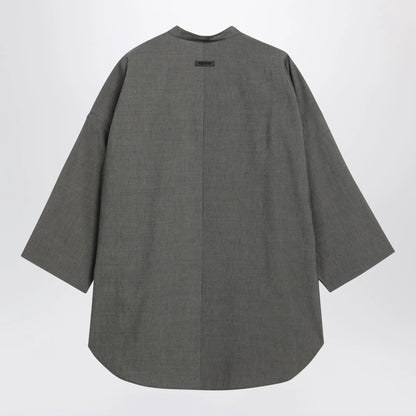 Fear of God Relaxed Mandarin shirt in wool blend