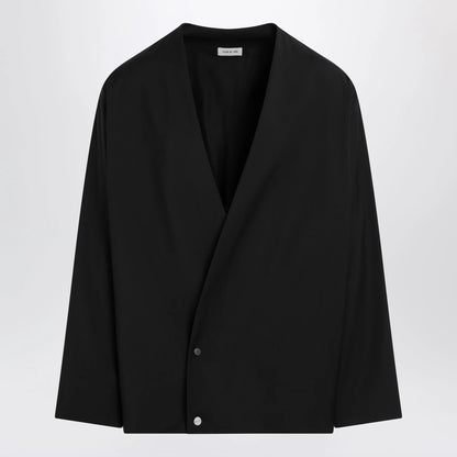 Fear of God Black wool jacket with shawl collar