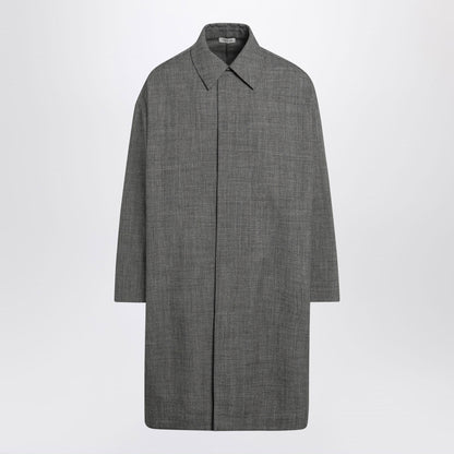 Fear of God Relaxed trench coat in mouliné wool