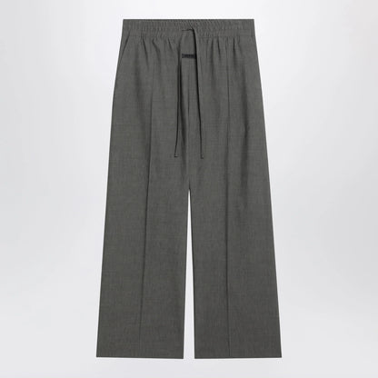 Fear of God Grey wide-leg trousers in wool blend