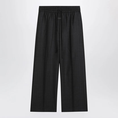 Fear of God Dark grey wide-leg wool trousers