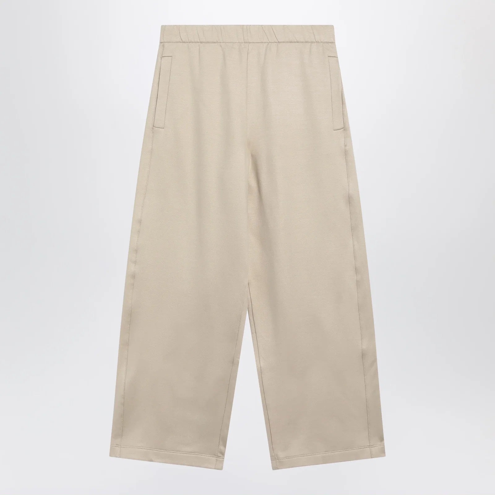 Max Mara Beige silk blend trousers
