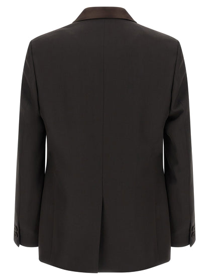 Fendi Crepe Wool Blazer