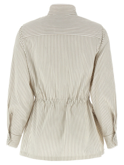 Fendi Striped Blouson