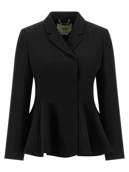 Fendi Grain De Poudre Blazer