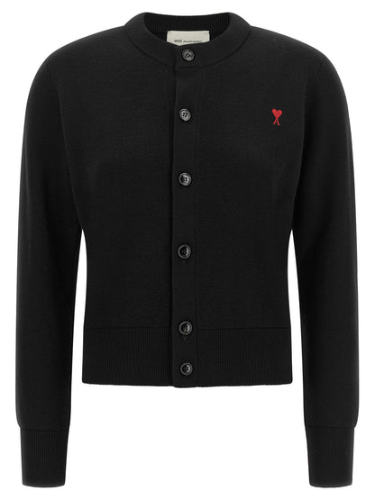 Ami Paris Ami De Coeur Cardigan