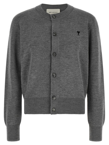 Ami Paris Ami De Coeur Cardigan
