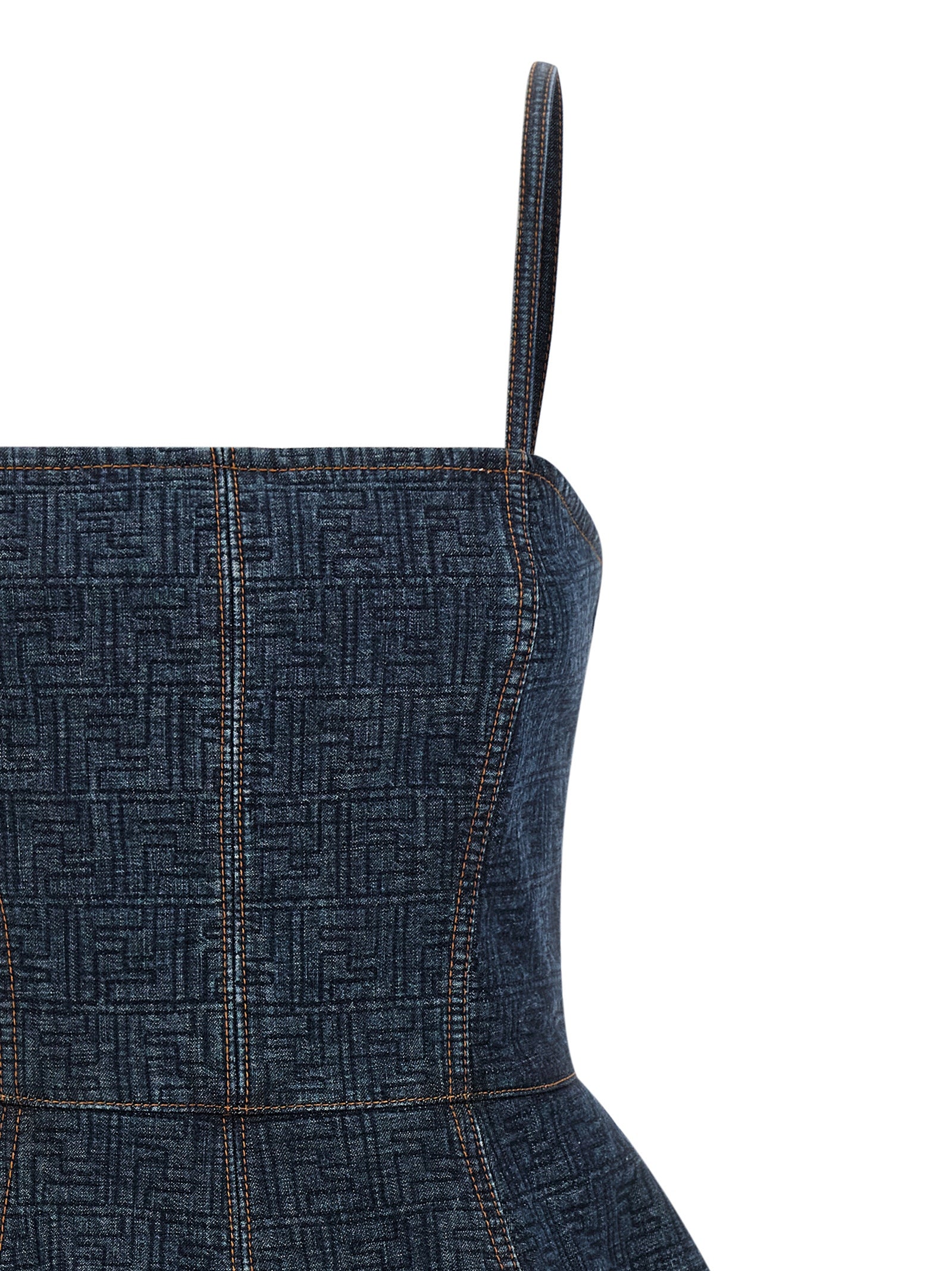 Fendi Ff Denim Dress