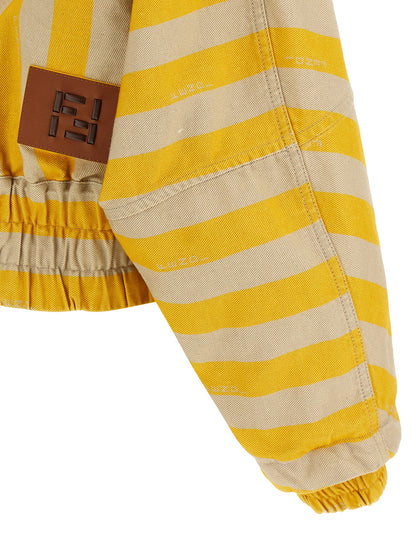 Fendi Pequin Striped Jacket