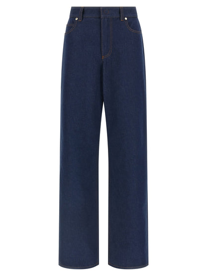 Fendi Ff Reverse Jeans