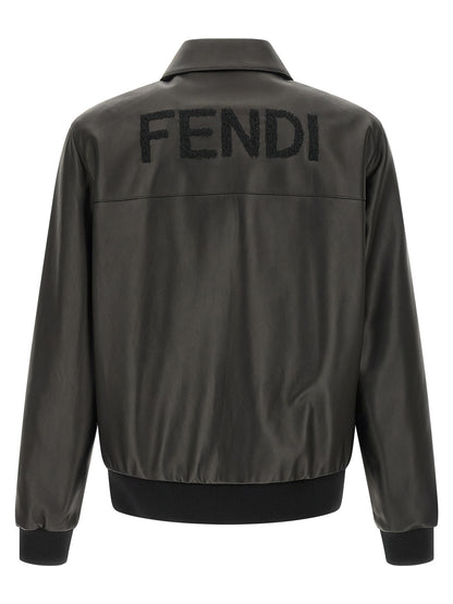 Fendi Leather Blouson