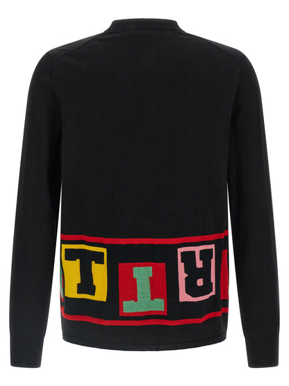 Comme Des Garcons Shirt Intarsia Sweater
