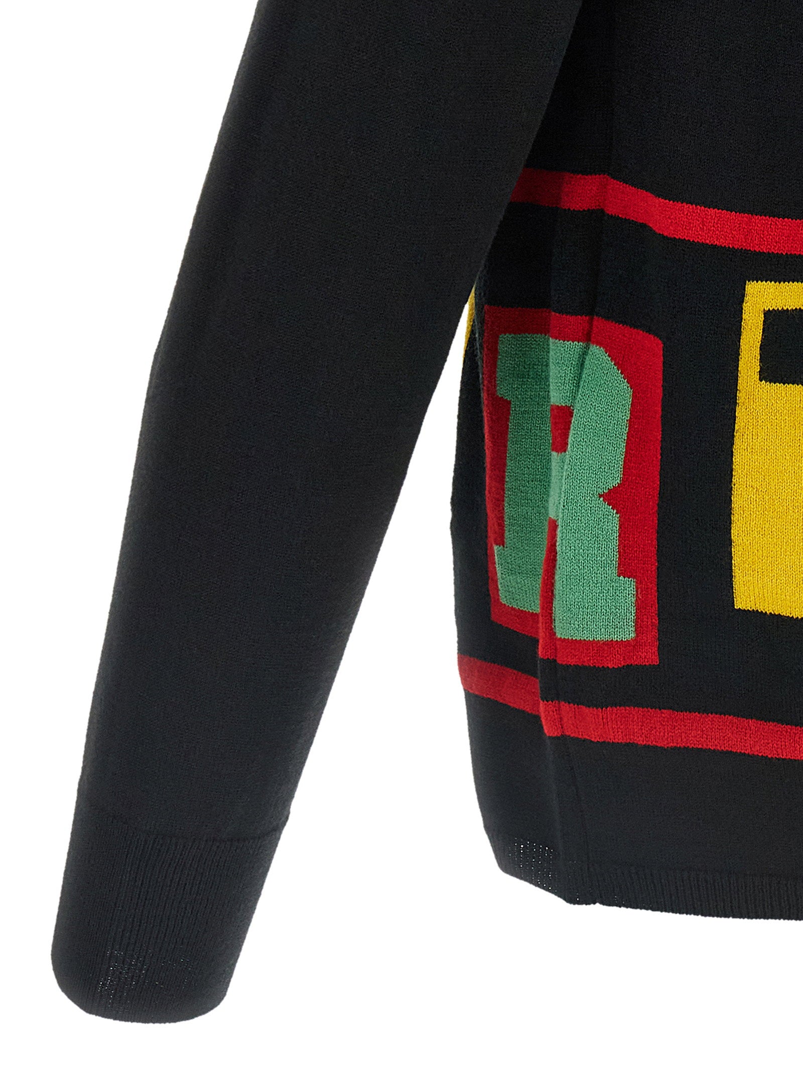 Comme Des Garcons Shirt Intarsia Sweater
