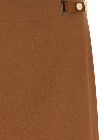 Fendi New Linen Skirt
