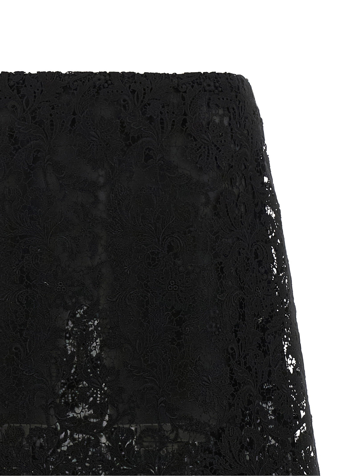 Fendi Macramé Lace Skirt