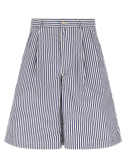 Comme Des Garcons Shirt Cotton Bermuda Shorts