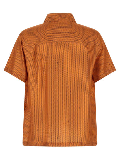 Fendi Selleria Stitching Silk Shirt