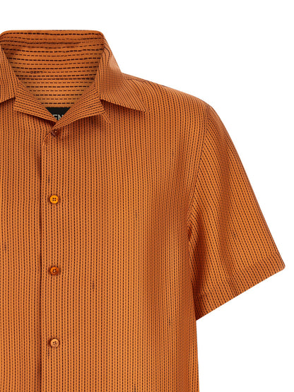 Fendi Selleria Stitching Silk Shirt