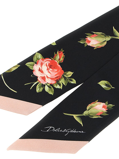Dolce & Gabbana Bandeau Bouquet Rose