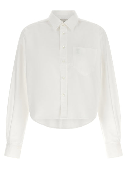Ami Paris Ami De Coeur Cropped Shirt