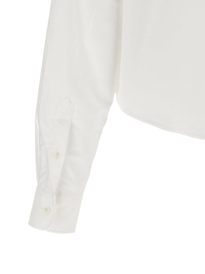 Ami Paris Ami De Coeur Cropped Shirt