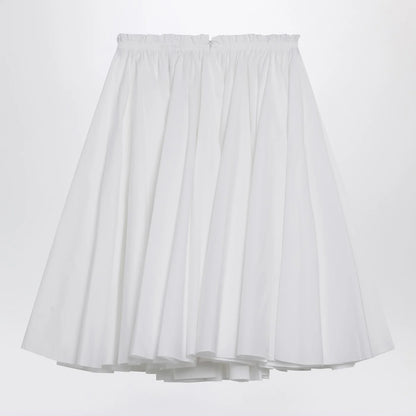 Ami Paris White cotton skirt