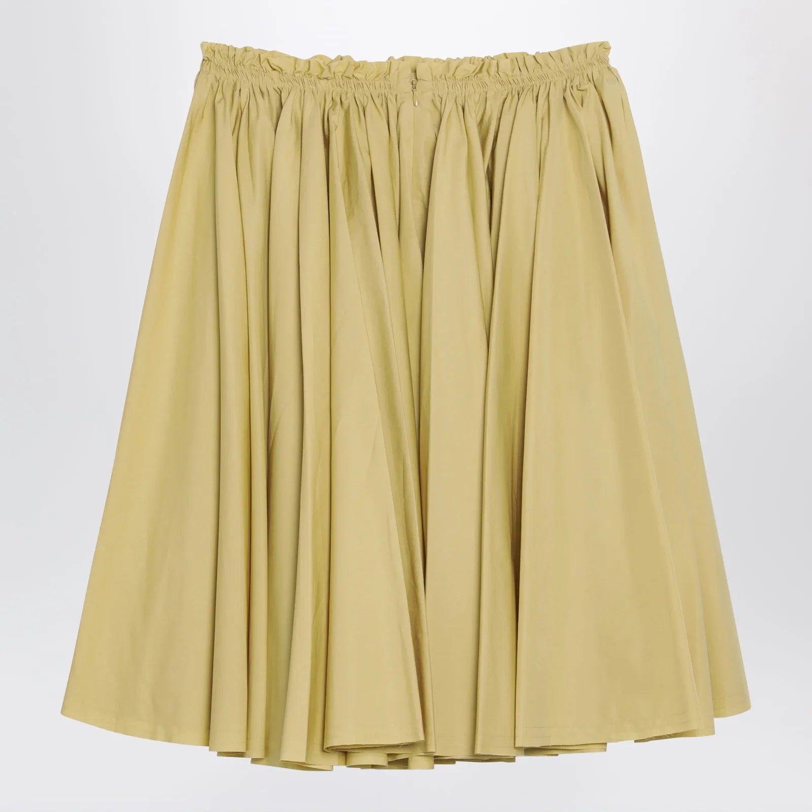 Ami Paris Pastel yellow cotton skirt
