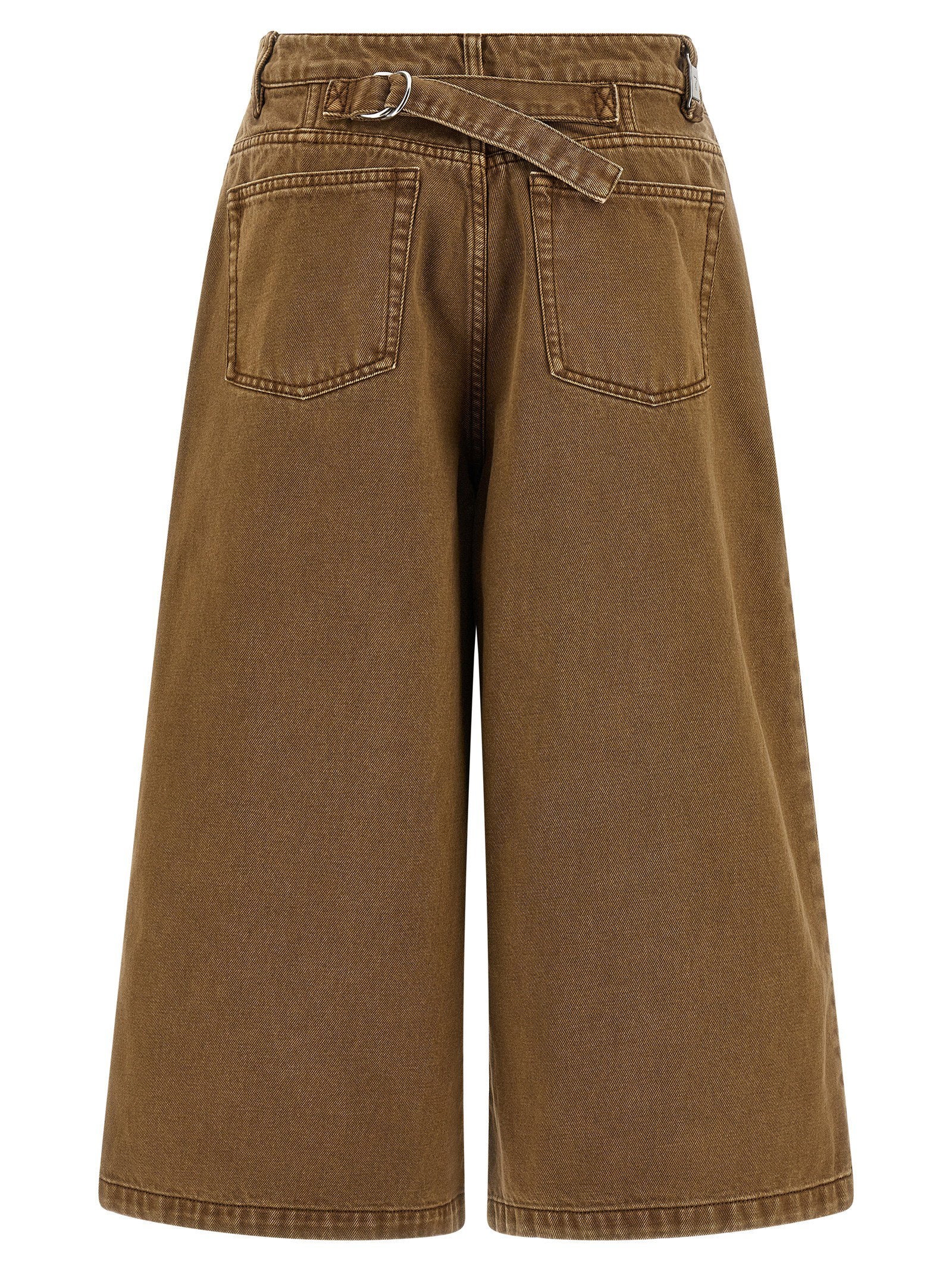 Ami Paris Denim Bermuda Shorts
