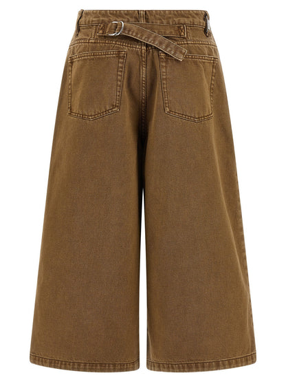 Ami Paris Denim Bermuda Shorts