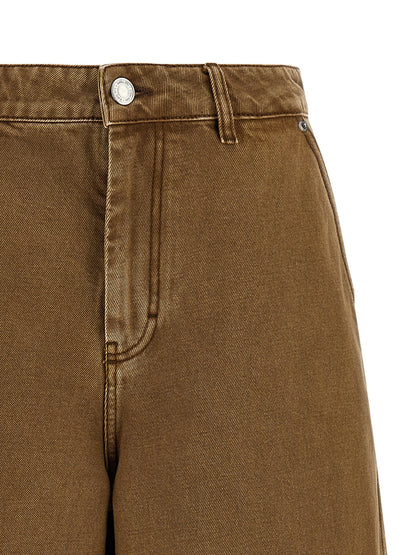 Ami Paris Denim Bermuda Shorts
