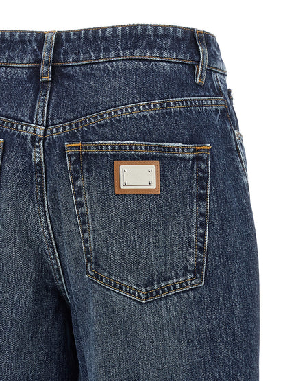 Dolce & Gabbana Logo Plaque Jeans