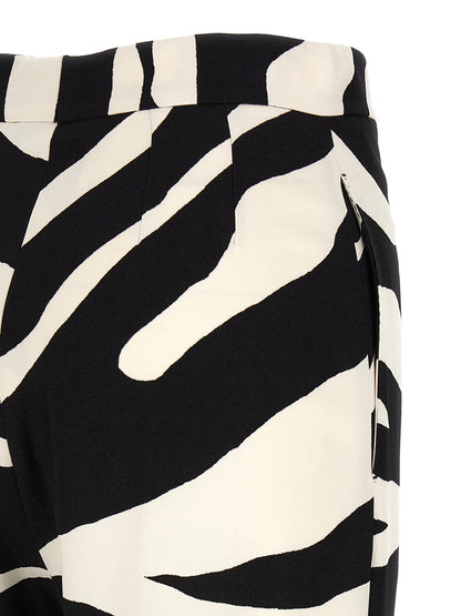 Dolce & Gabbana Zebra Print Palazzo Pants