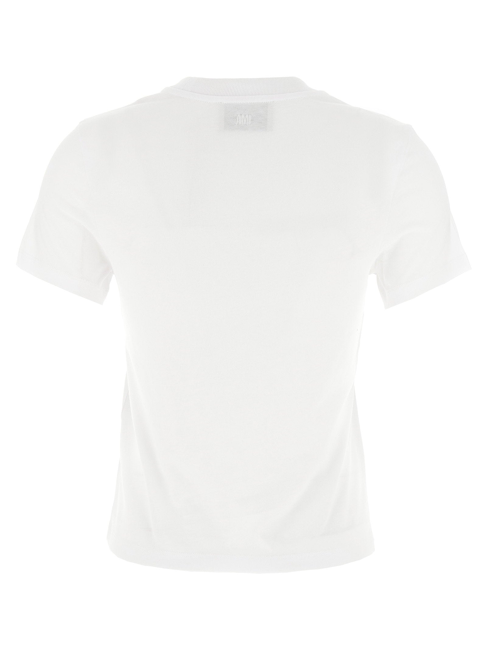 Ami Paris Ami De Coeur Cropped T-shirt