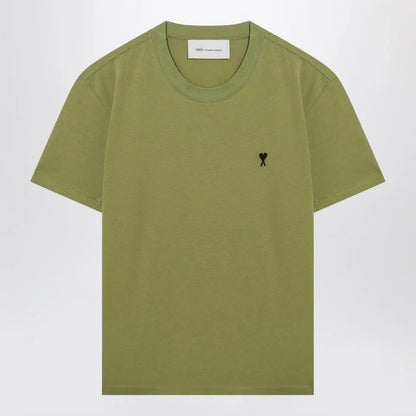 Ami Paris Ami De Coeur Matcha T-shirt