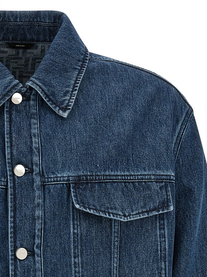 Fendi Ff Selleria Denim Jacket
