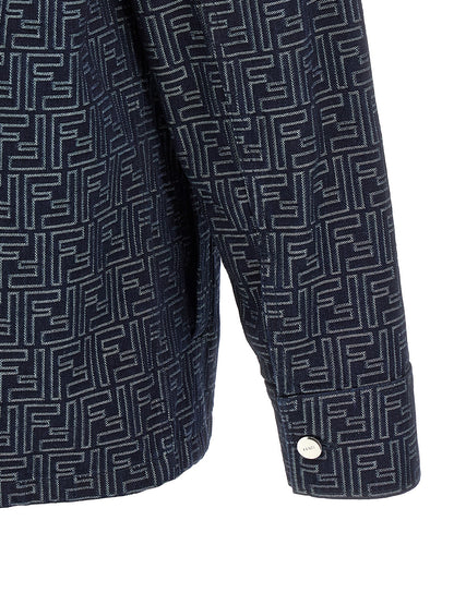 Fendi Overshirt Denim Ff