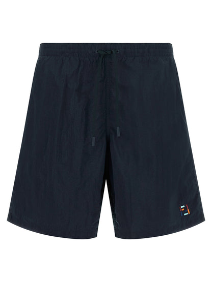Fendi Ff Stitching Nylon Swimsuit
