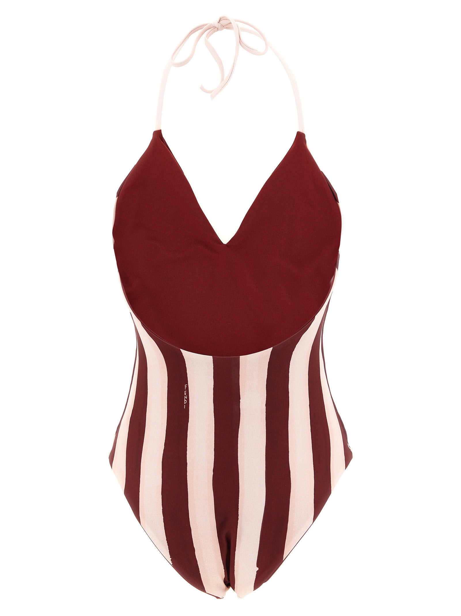 Fendi Pequin One-piece Swimsuit
