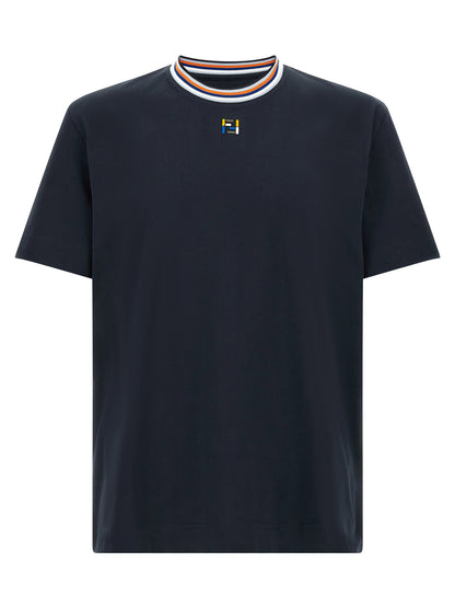 Fendi Ff Stitching T-shirt
