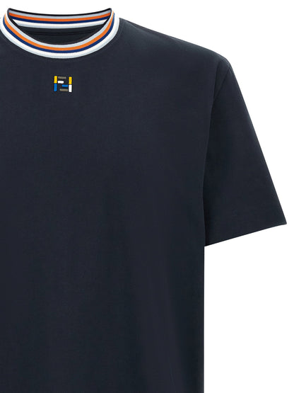 Fendi Ff Stitching T-shirt