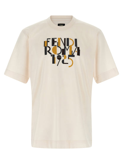 Fendi Roma 1925 Print T-shirt