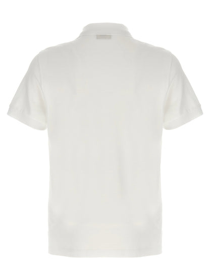 Fendi Ff Metallic Logo Polo Shirt