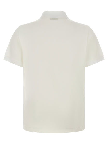 Fendi Ff Metallic Logo Polo Shirt