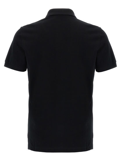 Fendi Ff Metallic Logo Polo Shirt
